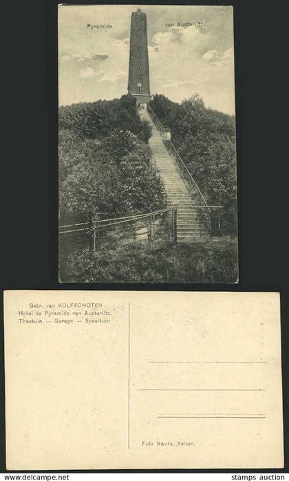 Kolfschoten, Hotel Pyramide van Austerlitz Old Postcard
