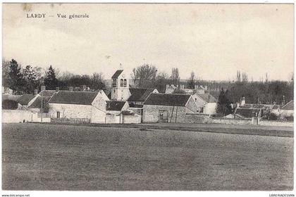 Postal Francia. Lardy. Vue génerale