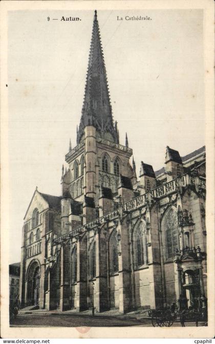Autun CPA La cathedrale