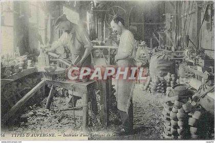 REPRO Types d'Auvergne Interieur d'une Fabrique