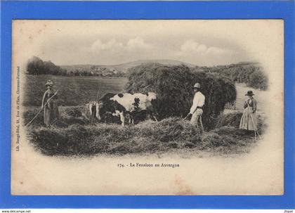 AUVERGNE - la Fenaison en Auvergne
