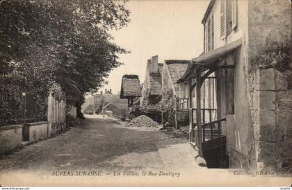 Auvers sur Oise CPA Les vallees La rue Daubigny