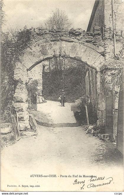 CPA Auvers-sur-Oise Porte du Fief de Montmaur