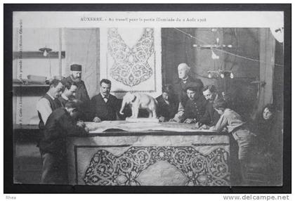 89 Auxerre - Travail sur Tissu - artisans - art - musée -