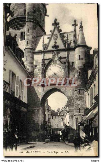 CPA Auxerre L'Horioge