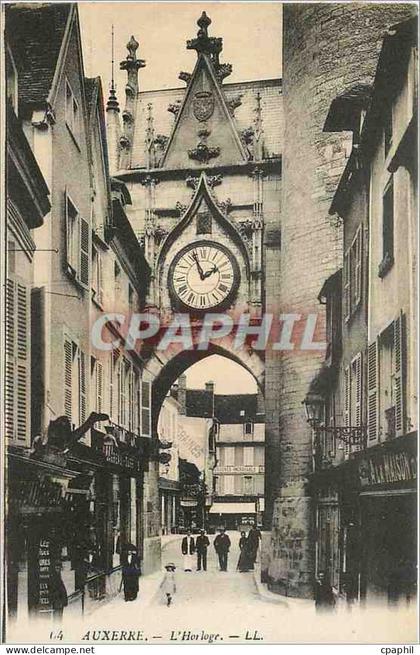 CPA Auxerre L'Horloge