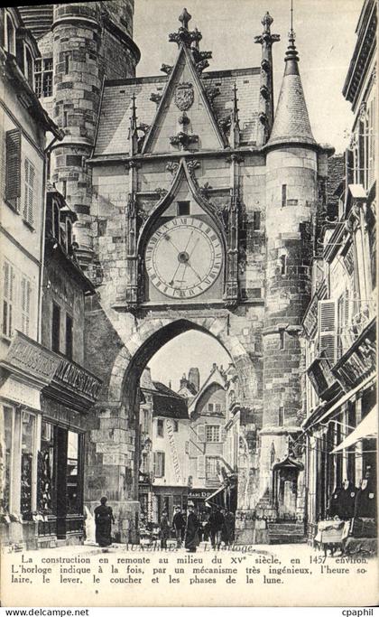 CPA Auxerre L'horloge