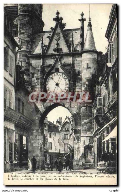 CPA Auxerre L'Horloge