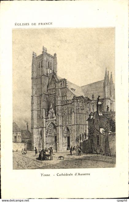 CPA Auxerre La Cathedrale d'Auxerre