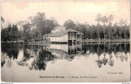 CPA  Carte Postale  France  Égriselles-le-Bocage  L'étang  de Brouilleret 1908  VM104918