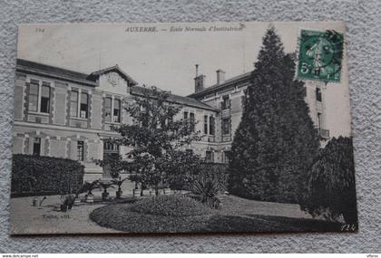 F507, Auxerre, école normale d'institutrices, Yonne 89