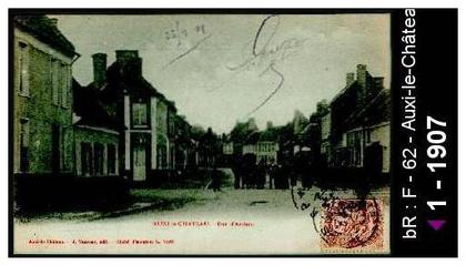 62 Auxi-le-Château - AUXI-le-CHATEAU - Rue d'Amiens - rue amiens - cpa -  /  D62D  K62060K  C62060C