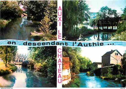 62 - Auxi le Château - En descendant l'Authie - Multivues - Carte Neuve - CPM - Voir Scans Recto-Verso