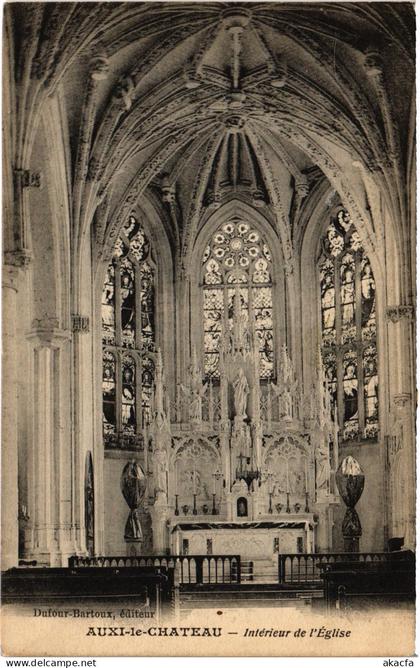 CPA Auxi-le-Chateau Eglise interieur (1278510)