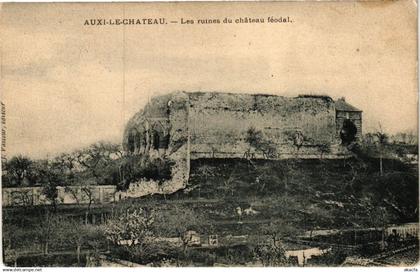 CPA AUXI-le-CHATEAU - Les ruines du chateau feodal (197618)