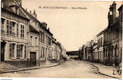 CPA AUXI-le-CHATEAU - Rue d'HESDIN (197620)