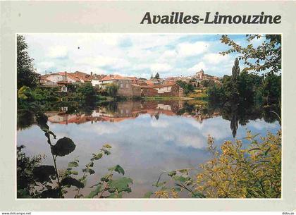 Carte Postale - 86 - Availles Limouzine - Vue Générale - Le pittoresque village vu de la rive droite de la Vienne - CPM