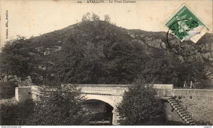 Avallon CPA Le pont Claireau