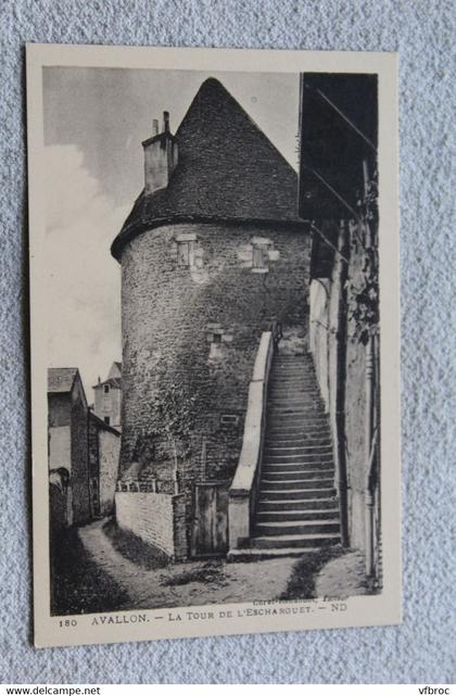 C466, Avallon, la tour de l'Escharguet, Yonne 89