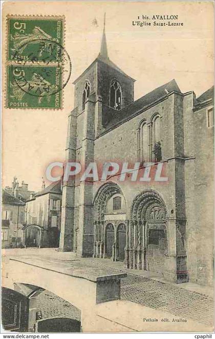 CPA AVALLON - L'Eglise Saint-Lazare
