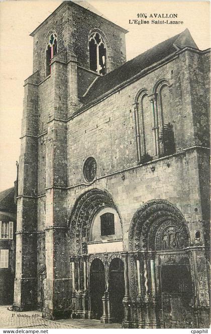 CPA Avallon L'Eglise Saint Lazare