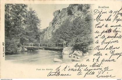 CPA AVALLON- Pont des gardes