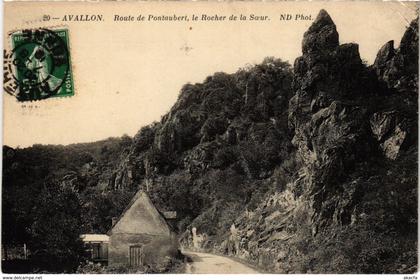 CPA AVALLON - Route de Pontaubert (108576)