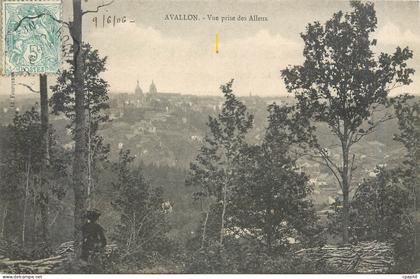 CPA AVALLON-Vue prise des Alleux