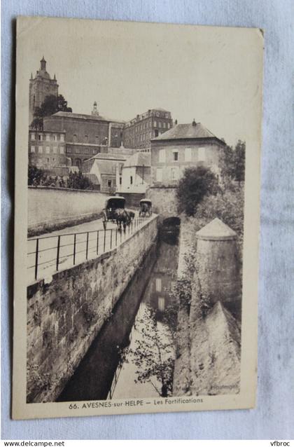Avesnes sur Helpe, les fortifications, Nord 59