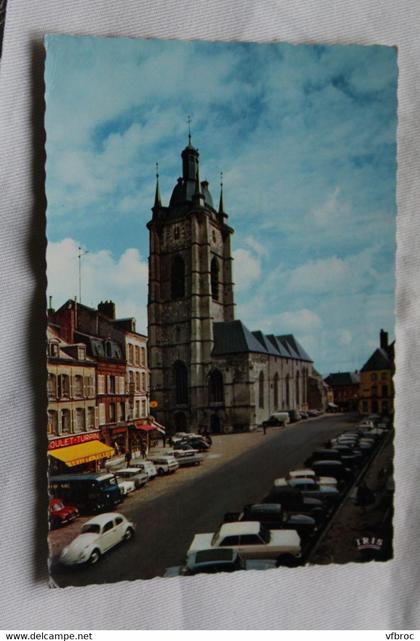 Cpm, Avesnes sur Helpe, la collégiale saint Nicolas d'Avesnes, Nord 59