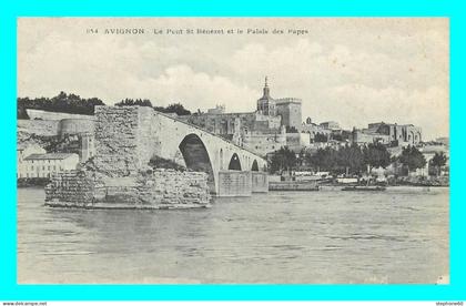 a874 / 139 84 - AVIGNON Pont St Benezet et Palais des Papes