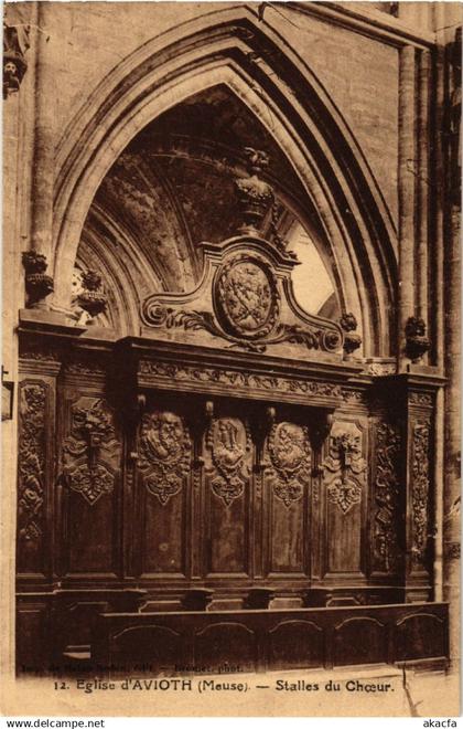CPA AVIOTH - Église d'AVIOTH - Stalles du Choeur (631495)