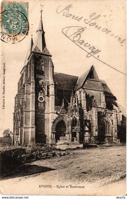 CPA AVIOTH - Église et Recevresse (391657)