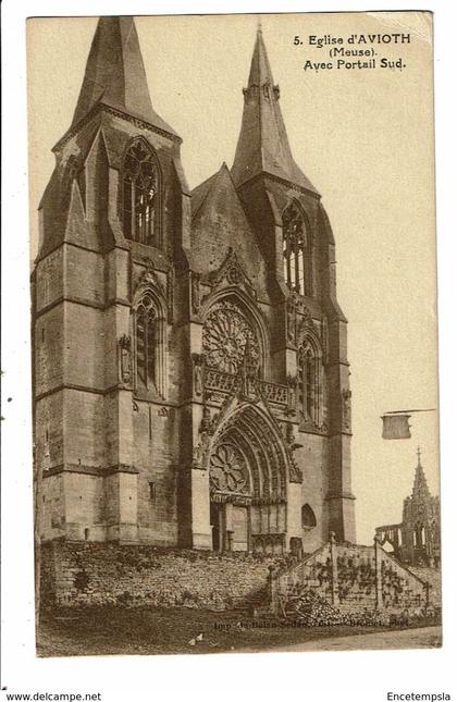 CPA - Carte Postale France-Avioth- Eglise avec le Portail sud   VM17564