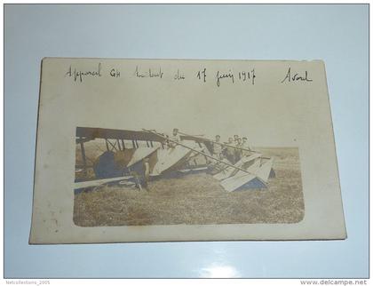 APPAREIL G4, ACCIDENT 17 JUIN 1917  "AVORD" - AVORD ECOLE MILITAIRE D´AVIATION - 18 CHER (S)