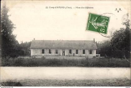 Camp d Avord - Mess des Officiers - CPA Militaria