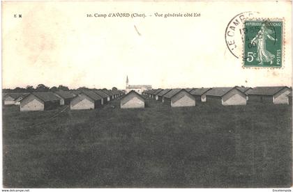 CPA-Carte Postale  France Avord Camp Vue générale côté est 1909VM53554