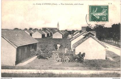 CPA-Carte Postale  France Avord Camp Vue partielle côté Ouest 1909 VM53488ok