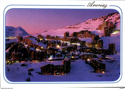 CPM Avoriaz Hte Savoie la station By Night