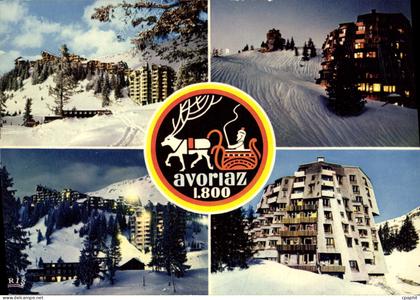 CPSM Avoriaz La Seule Station Francaise Sans Voiture