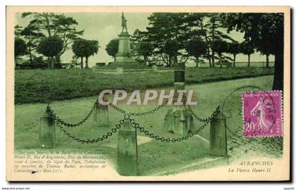 CPA Avranches La Pierre Henri II