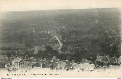 CPA Avranches Vue Generale vers Ponts