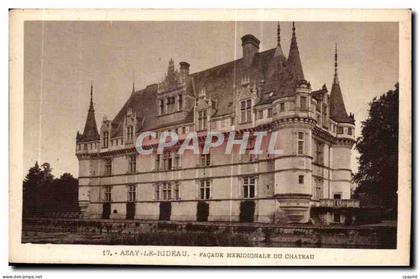 CPA Azay le Rideau Facade Meridionale du Chateau