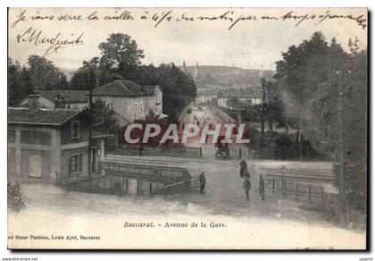 Baccarat - Avenue de la Gare - Collos - CPA