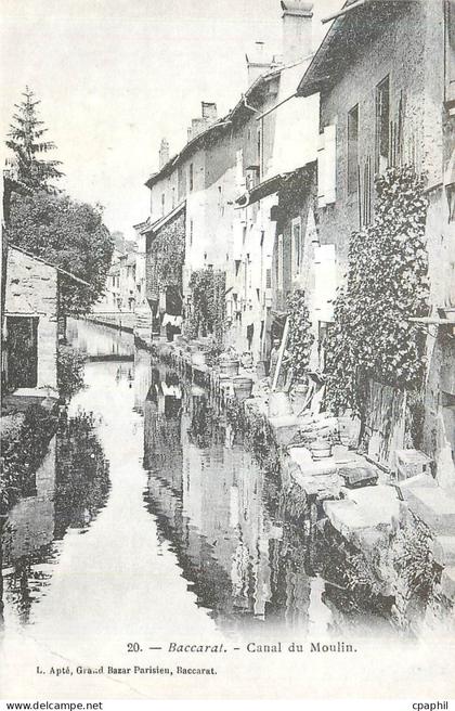 REPRO Baccarat Canal du Moulin