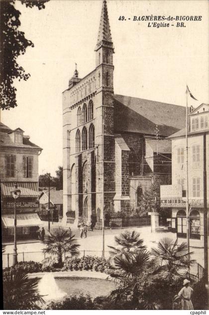 Bagneres de Bigorre - L'Eglise - CPA