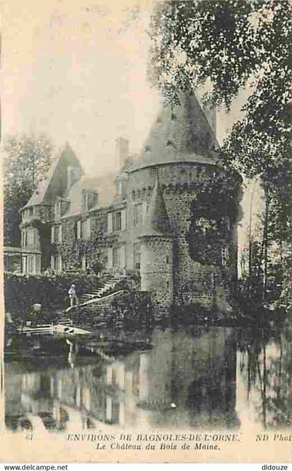 61 - Bagnoles de l'Orne - Le Château du Bois de Maine aux environs de Bagnoles de l'Orne - Carte Neuve - CPA - Voir Scan