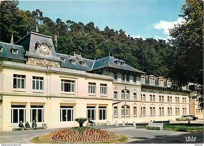 Carte Postale - 61 - Bagnoles de l'Orne - Les Thermes - Automobiles - Flamme Postale de Bagnoles de l'Orne - CPM - Voir