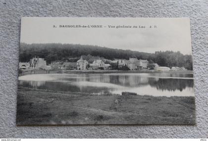 D58, Bagnoles de l'Orne, vue générale du lac, Orne 61