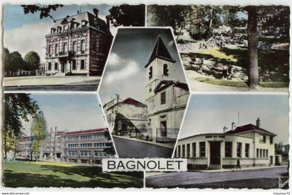 (93) 038, Bagnolet, Raymon 5 V, Mairie, Ecoles, Poste…, non voyagée,  TB
